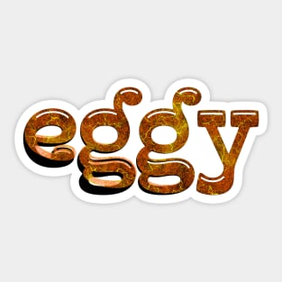 eggy - peel & crack Sticker